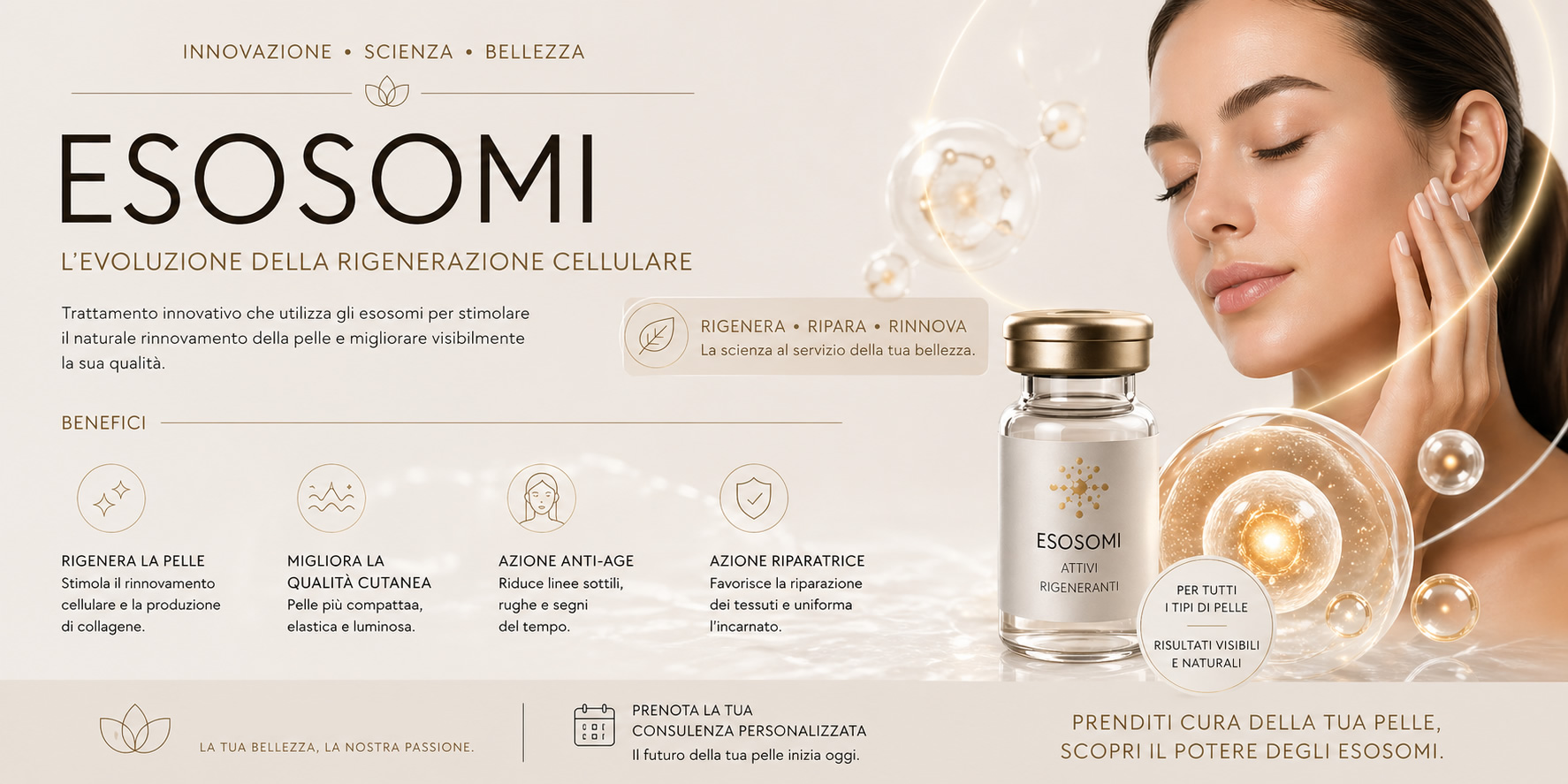 Trattamenti viso Guidonia - Esosomi per migliorare luminosità ed elasticità della pelle